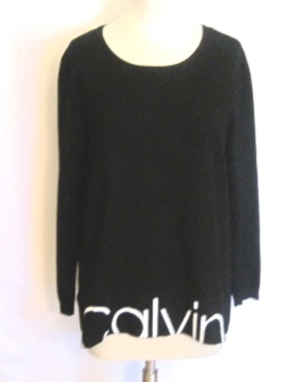 Calvin Klein Knit Sweater With Bold Logo